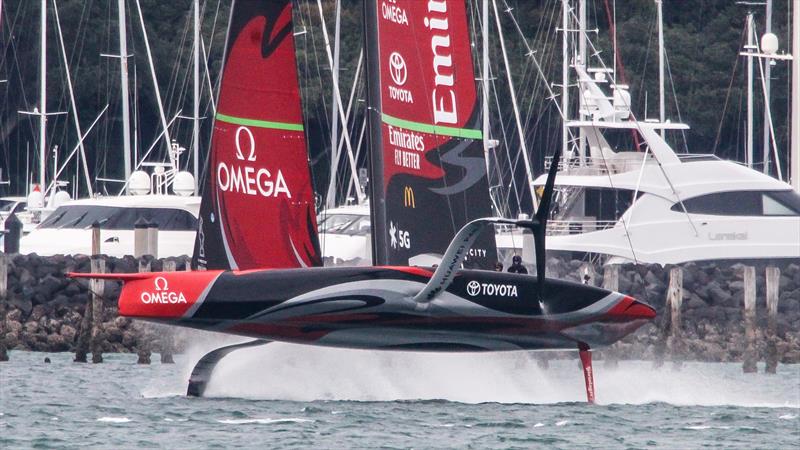 Emirates Team New Zealand - Waitemata Harbour - September 14, - 36th America's Cup photo copyright Richard Gladwell / Sail-World.com taken at Royal New Zealand Yacht Squadron and featuring the AC75 class