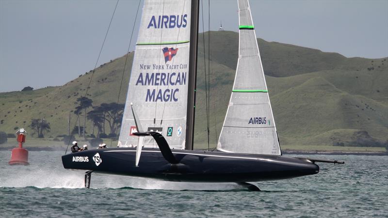 Defiant - American Magic - Waitemata Harbour - September 14, 2020 - 36th America's Cup photo copyright Richard Gladwell / Sail-World.com taken at New York Yacht Club and featuring the AC75 class