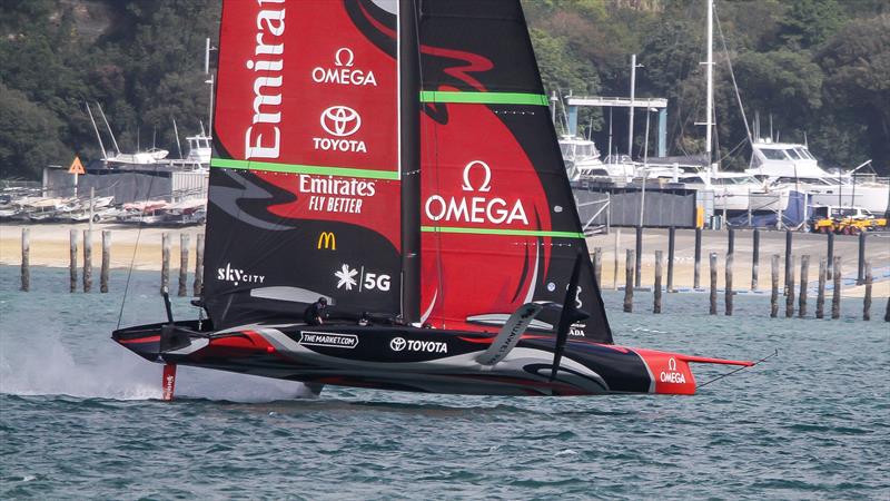 Emirates Team New Zealand - Waitemata Harbour - September 18, 2020 - 36th America's Cup photo copyright Richard Gladwell / Sail-World.com taken at Royal New Zealand Yacht Squadron and featuring the AC75 class