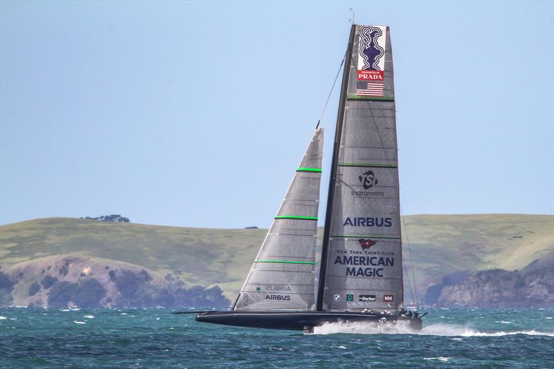 Defiant - AC75 - American Magic - Waitemata Harbour - September 22, 2020 - 36th America's Cup photo copyright Richard Gladwell / Sail-World.com taken at Royal New Zealand Yacht Squadron and featuring the AC75 class