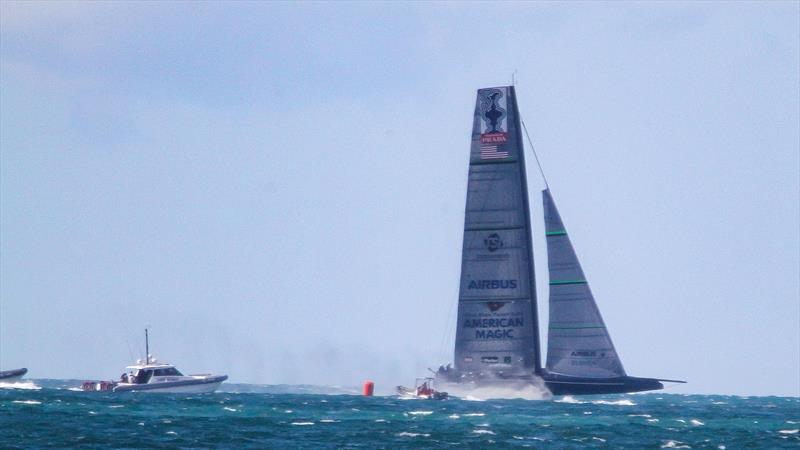 Defiant - AC75 - American Magic - Waitemata Harbour - September 22, 2020 - 36th America's Cup photo copyright Richard Gladwell / Sail-World.com taken at Royal New Zealand Yacht Squadron and featuring the AC75 class