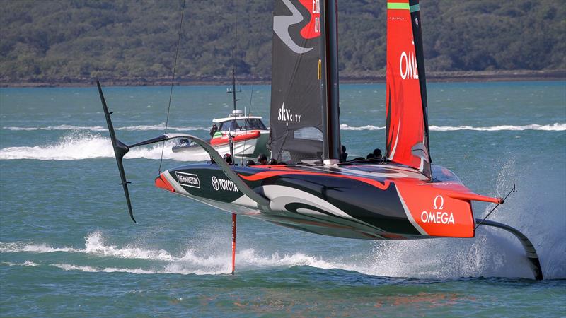 Emirates Team New Zealand - Waitemata Harbour - September 22, 2020 - 36th America's Cup photo copyright Richard Gladwell / Sail-World.com taken at Royal New Zealand Yacht Squadron and featuring the AC75 class