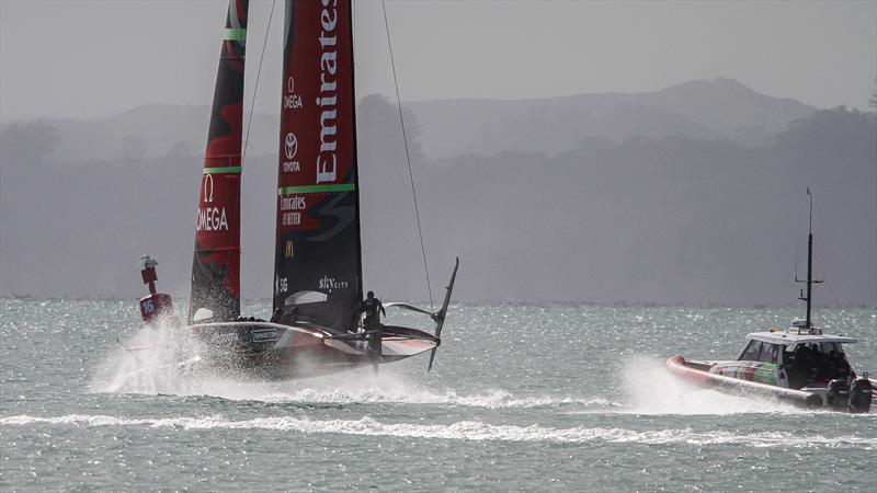 Emirates Team New Zealand - Waitemata Harbour - September 30, 2020 - 36th America's Cup photo copyright Richard Gladwell / Sail-World.com taken at Royal New Zealand Yacht Squadron and featuring the AC75 class