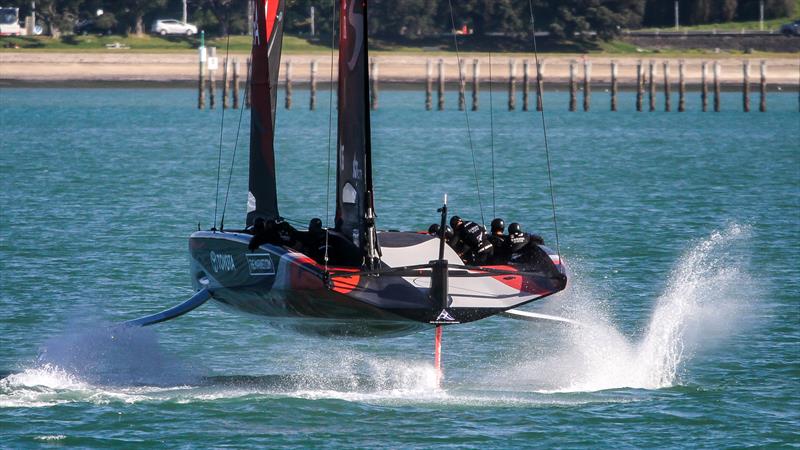 Te Aihe, Emirates Team New Zealand - October 05, 2020 - Waitemata Harbour - America's Cup 36 - photo © Richard Gladwell / Sail-World.com