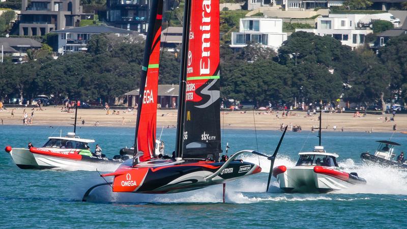 Te Aihe, Emirates Team New Zealand - October 05, 2020 - Waitemata Harbour - America's Cup 36 - photo © Richard Gladwell / Sail-World.com