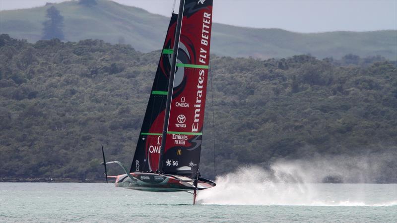 Te Aihe - Emirates Team New Zealand - October 7,  2020 - Waitemata Harbour - photo © Richard Gladwell / Sail-World.com