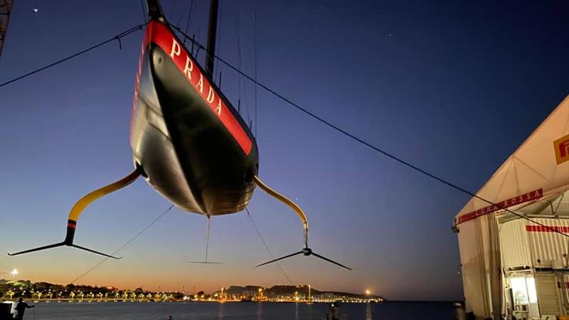 Luna Rossa design was reckoned by the other Challengers to be the best of the first launched AC75's - Cagliari, Sardinia - photo © Carlo Borlenghi / Luna Rossa