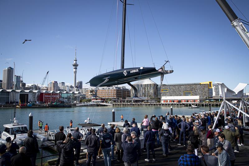 American Magic's AC75 Patriot in Auckland photo copyright Will Ricketson/American Magic taken at New York Yacht Club and featuring the AC75 class