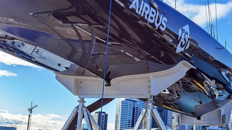 Patriot - American Magic - launching October 16, 2020, America's Cup 36, Auckland photo copyright Richard Gladwell / Sail-World.com taken at New York Yacht Club and featuring the AC75 class