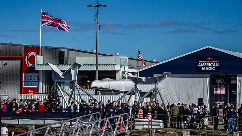 Patriot - American Magic - launching October 16, 2020, America's Cup 36, Auckland photo copyright Richard Gladwell / Sail-World.com taken at New York Yacht Club and featuring the AC75 class