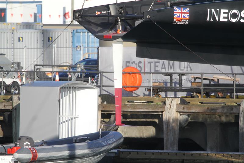 INEOS Team UK - launch - October 17, 2020 - Auckland photo copyright Richard Gladwell / Sail-World.com taken at Royal Yacht Squadron and featuring the AC75 class