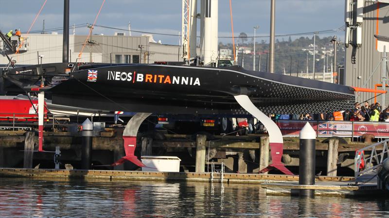 INEOS Team UK - launch - October 17, 2020 - Auckland photo copyright Richard Gladwell / Sail-World.com taken at Royal Yacht Squadron and featuring the AC75 class