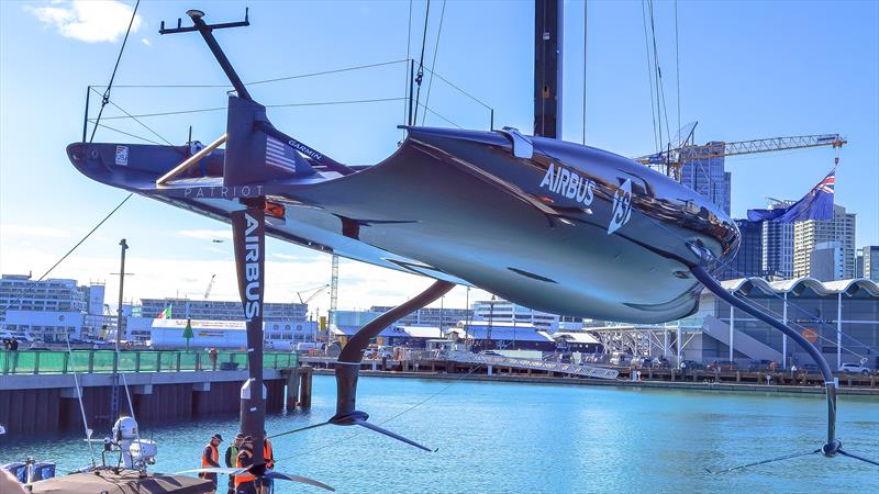 Patriot - American Magic - launching October 16, 2020, America's Cup 36, Auckland photo copyright Richard Gladwell / Sail-World.com taken at New York Yacht Club and featuring the AC75 class