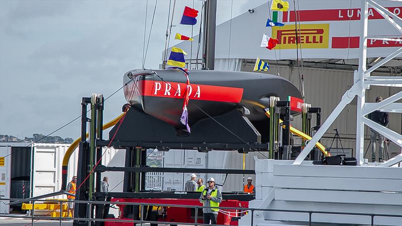 Luna Rossa Prada Pirelli - October - Waitemata Harbour - Auckland - 36th America's Cup photo copyright Richard Gladwell / Sail-World.com taken at Circolo della Vela Sicilia and featuring the AC75 class