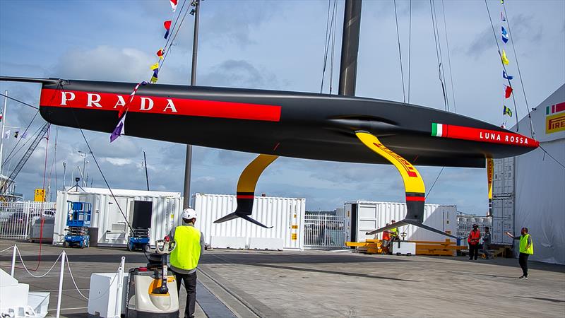 Luna Rossa Prada Pirelli - October - Waitemata Harbour - Auckland - 36th America's Cup photo copyright Richard Gladwell / Sail-World.com taken at Circolo della Vela Sicilia and featuring the AC75 class