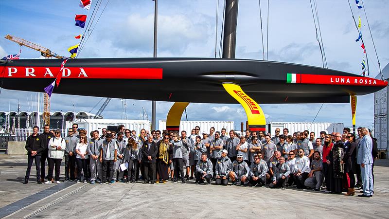 Luna Rossa Prada Pirelli - October - Waitemata Harbour - Auckland - 36th America's Cup photo copyright Richard Gladwell / Sail-World.com taken at Circolo della Vela Sicilia and featuring the AC75 class