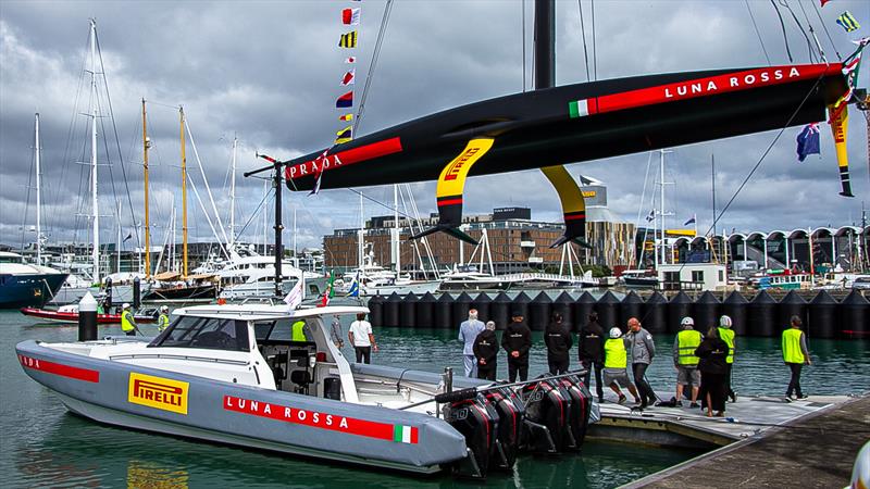 Luna Rossa Prada Pirelli - October - Waitemata Harbour - Auckland - 36th America's Cup photo copyright Richard Gladwell / Sail-World.com taken at Circolo della Vela Sicilia and featuring the AC75 class