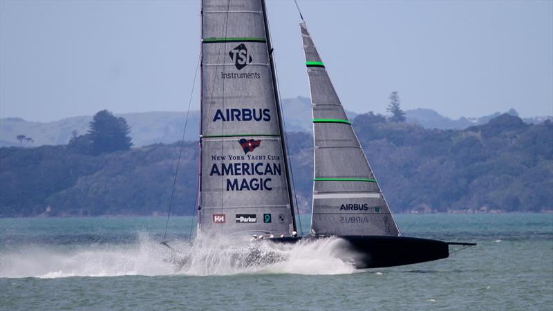 Patriot - American Magic - Waitemata Harbour - October 21, 2020 - 36th America's Cup photo copyright Richard Gladwell / Sail-World.com taken at New York Yacht Club and featuring the AC75 class