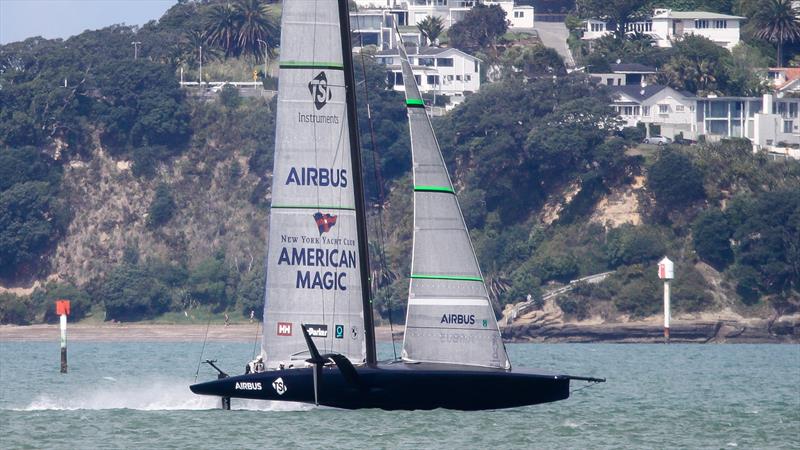 Patriot - American Magic - Waitemata Harbour - October 21, 2020 - 36th America's Cup photo copyright Richard Gladwell / Sail-World.com taken at New York Yacht Club and featuring the AC75 class