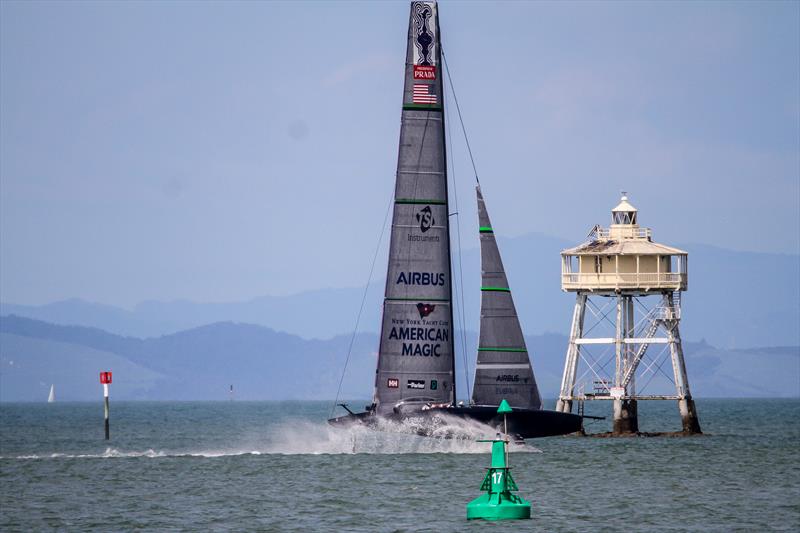 Patriot - American Magic - Waitemata Harbour - October 21, 2020 - 36th America's Cup photo copyright Richard Gladwell / Sail-World.com taken at New York Yacht Club and featuring the AC75 class