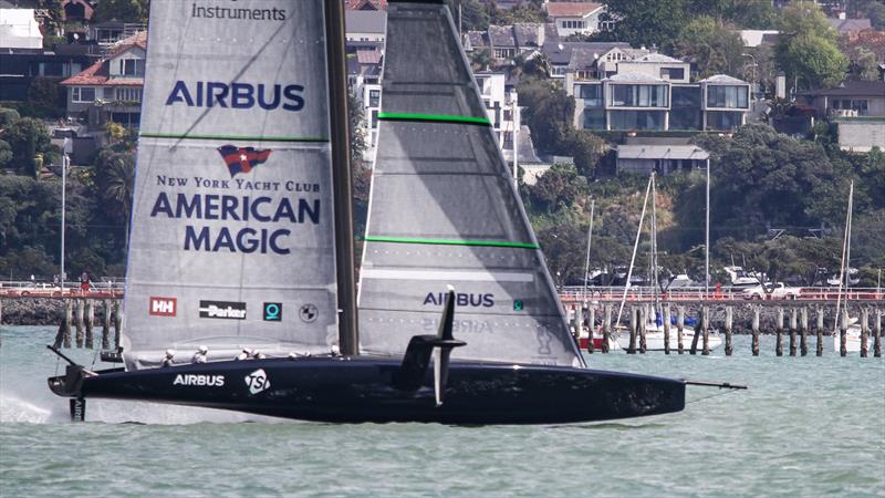 Patriot - American Magic - Waitemata Harbour - October 21, 2020 - 36th America's Cup photo copyright Richard Gladwell / Sail-World.com taken at New York Yacht Club and featuring the AC75 class