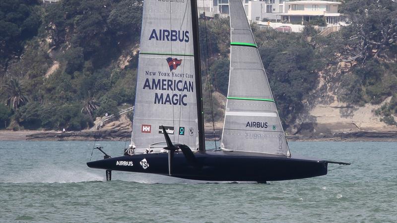 Patriot - American Magic - Waitemata Harbour - October 21, 2020 - 36th America's Cup photo copyright Richard Gladwell / Sail-World.com taken at New York Yacht Club and featuring the AC75 class