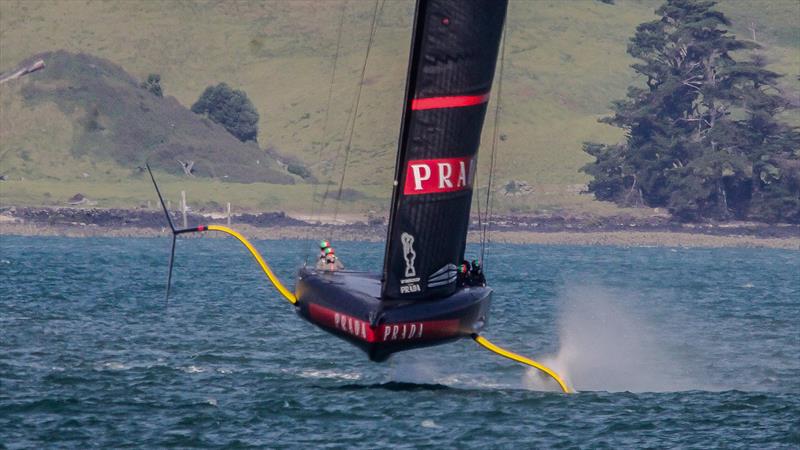 Luna Rossa Prada Pirelli - November 2, 2020 - Waitemata Harbour - Auckland - 36th America's Cup photo copyright Richard Gladwell / Sail-World.com taken at Circolo della Vela Sicilia and featuring the AC75 class