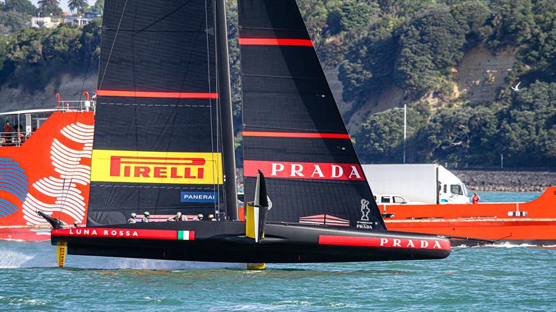 Luna Rossa Prada Pirelli - November 2, 2020 - Waitemata Harbour - Auckland - 36th America's Cup photo copyright Richard Gladwell / Sail-World.com taken at Circolo della Vela Sicilia and featuring the AC75 class