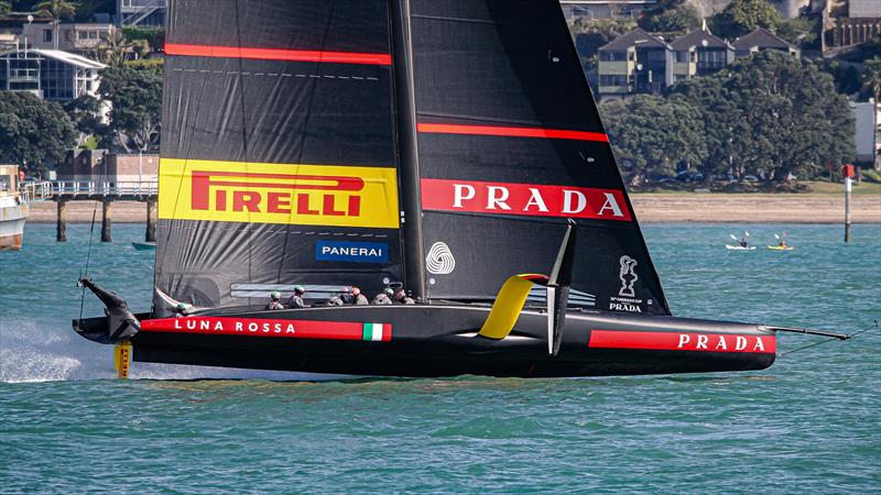 Luna Rossa Prada Pirelli - November 2, 2020 - Waitemata Harbour - Auckland - 36th America's Cup photo copyright Richard Gladwell / Sail-World.com taken at Circolo della Vela Sicilia and featuring the AC75 class