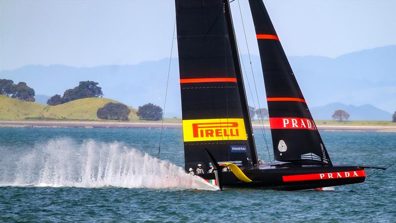 Luna Rossa Prada Pirelli - November 2, 2020 - Waitemata Harbour - Auckland - 36th America's Cup photo copyright Richard Gladwell / Sail-World.com taken at Circolo della Vela Sicilia and featuring the AC75 class