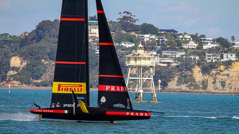 Luna Rossa Prada Pirelli - November 2, 2020 - Waitemata Harbour - Auckland - 36th America's Cup photo copyright Richard Gladwell / Sail-World.com taken at Circolo della Vela Sicilia and featuring the AC75 class