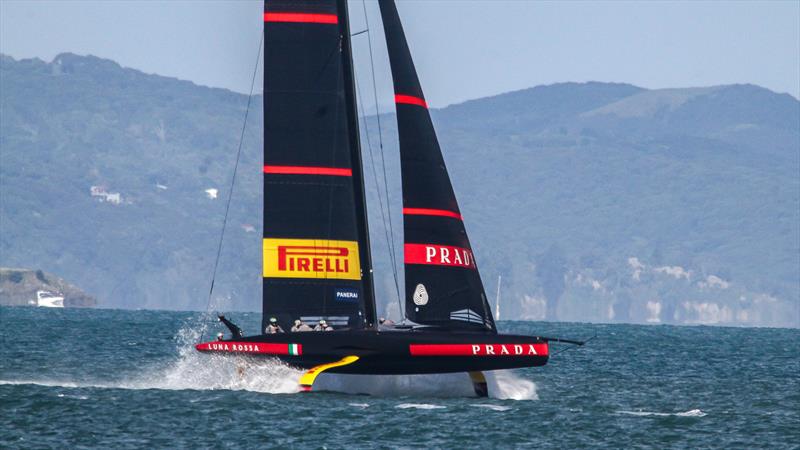 Luna Rossa Prada Pirelli - November 2, 2020 - Waitemata Harbour - Auckland - 36th America's Cup photo copyright Richard Gladwell / Sail-World.com taken at Circolo della Vela Sicilia and featuring the AC75 class