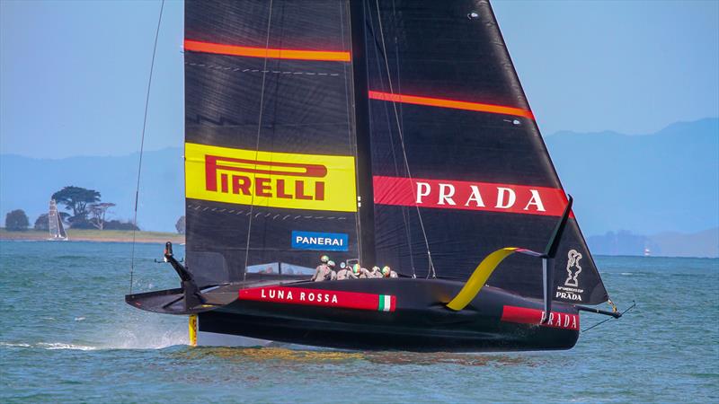 Luna Rossa Prada Pirelli - November 13, 2020 - Waitemata Harbour - Auckland - 36th America's Cup photo copyright Richard Gladwell / Sail-World.com taken at Circolo della Vela Sicilia and featuring the AC75 class