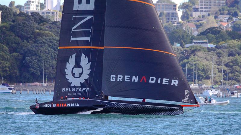 INEOS Team UK - Waitemata Harbour - November 13, 2022 - 36th America's Cup photo copyright Richard Gladwell / Sail-World.com taken at Royal Yacht Squadron and featuring the AC75 class