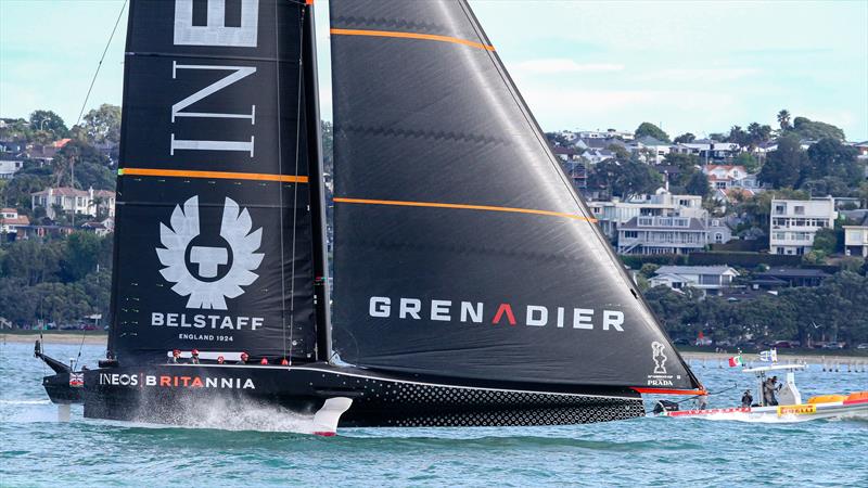 INEOS Team UK - Waitemata Harbour - November 13, 2022 - 36th America's Cup photo copyright Richard Gladwell / Sail-World.com taken at Royal Yacht Squadron and featuring the AC75 class