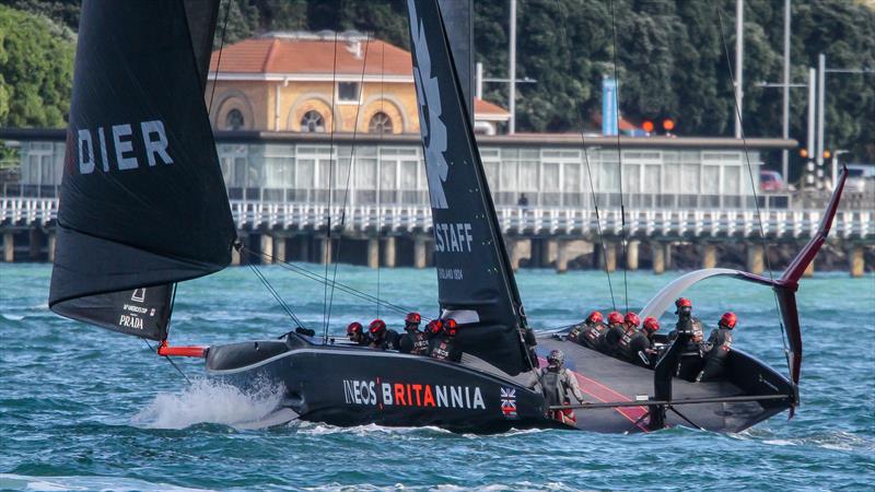 INEOS Team UK - Waitemata Harbour - November 13, 2022 - 36th America's Cup - photo © Richard Gladwell / Sail-World.com