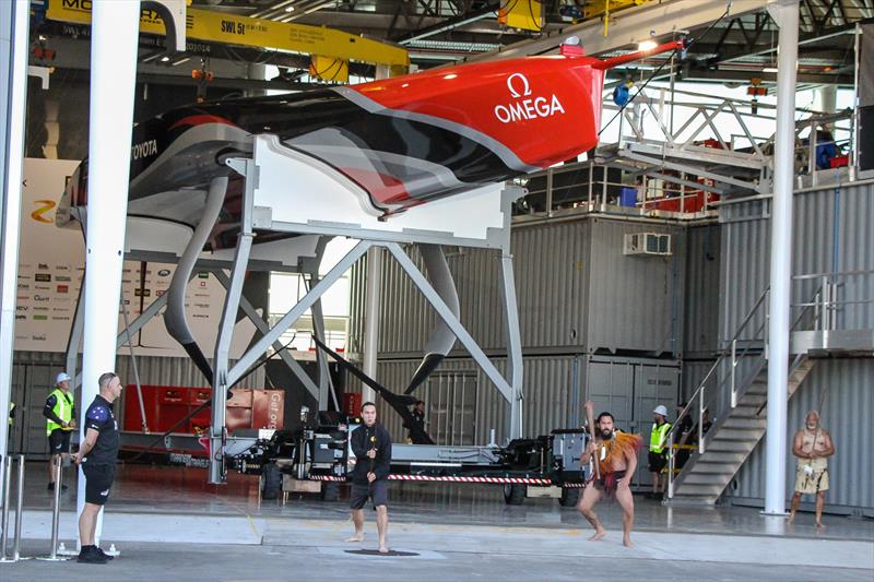 Emirates Team New Zealand launch Te Rehutai - November 18, 2020 photo copyright Richard Gladwell / Sail-World.com taken at Royal New Zealand Yacht Squadron and featuring the AC75 class