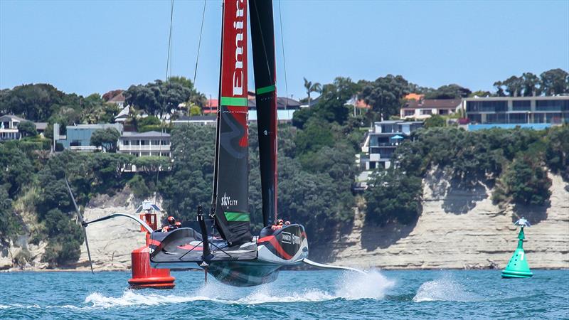 Emirates Team New Zealand AC75 - Te Rehutai - November 20, 2020 photo copyright Richard Gladwell / Sail-World.com taken at Royal New Zealand Yacht Squadron and featuring the AC75 class