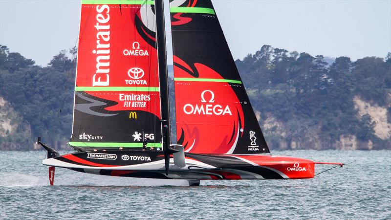 Te Rehutai, Emirates Team New Zealand - AC75 -November 23, 2020 - Waitemata Harbour - America's Cup 36 photo copyright Richard Gladwell / Sail-World.com taken at Royal New Zealand Yacht Squadron and featuring the AC75 class