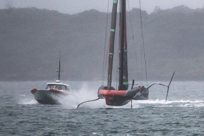 Te Rehutai, Emirates Team New Zealand - November 24, 2020 - Waitemata Harbour - America's Cup 36 photo copyright Richard Gladwell / Sail-World.com taken at Royal New Zealand Yacht Squadron and featuring the AC75 class