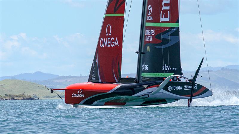 Te Rehutai, Emirates Team New Zealand - November 20, 2020, Waitemata Harbour - America's Cup 36 photo copyright Richard Gladwel / Sail-World.com taken at Royal New Zealand Yacht Squadron and featuring the AC75 class