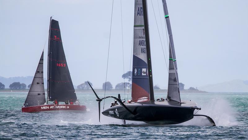 Patriot - American Magic - Waitemata Harbour - November 26, 2020 - 36th America's Cup photo copyright Richard Gladwell / Sail-World.com taken at Royal New Zealand Yacht Squadron and featuring the AC75 class