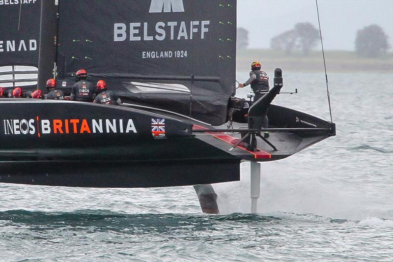 INEOS Team UK - Waitemata Harbour - November 30, 2020 - 36th America's Cup photo copyright Richard Gladwell / Sail-World.com taken at Royal New Zealand Yacht Squadron and featuring the AC75 class