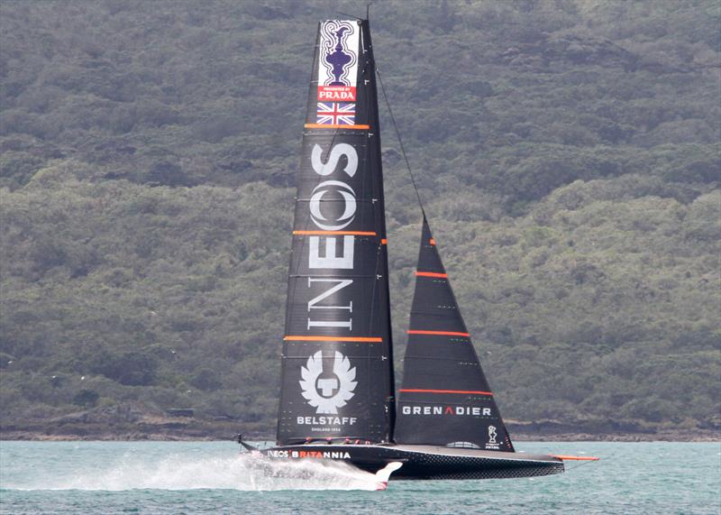 INEOS Team UK - Waitemata Harbour - November 30, 2020 - 36th America's Cup photo copyright Richard Gladwell / Sail-World.com taken at Royal New Zealand Yacht Squadron and featuring the AC75 class