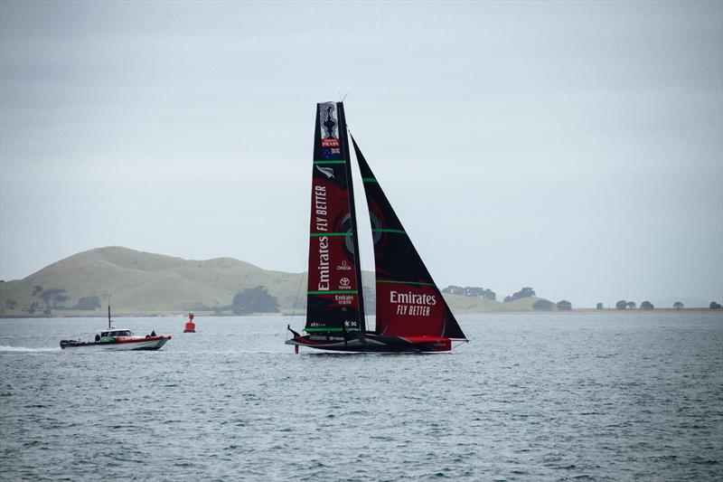 Emirates Team NZ - AC75 - training Waitemata Harbour, November 30, 2020 - 36th America's Cup - photo © Craig Butland