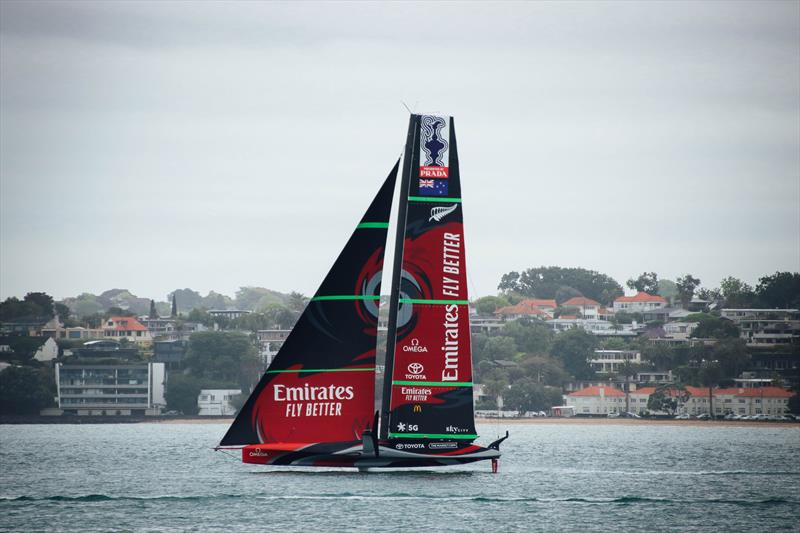 Emirates Team NZ - AC75 - training Waitemata Harbour, November 30, 2020 - 36th America's Cup - photo © Craig Butland