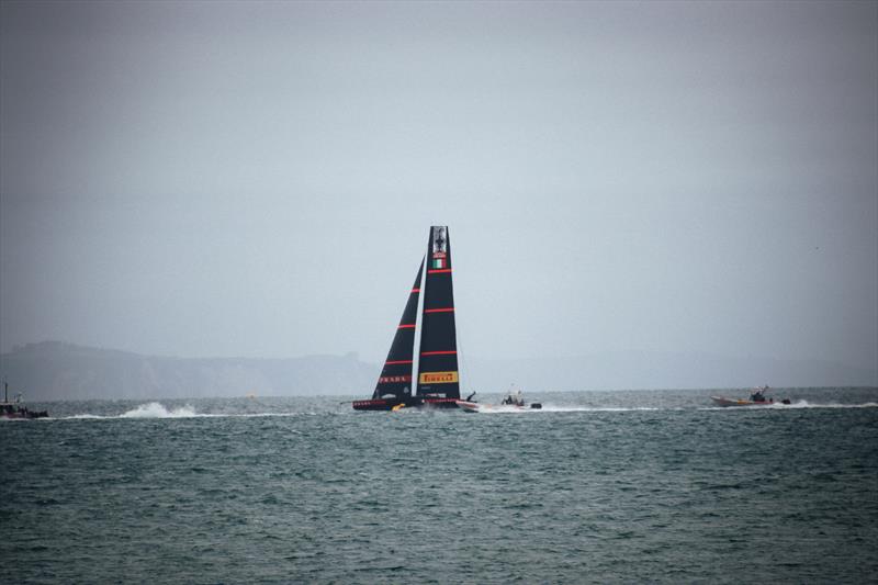 Luna Rossa - AC75 - training Waitemata Harbour, November 30, 2020 - 36th America's Cup photo copyright Craig Butland taken at Royal New Zealand Yacht Squadron and featuring the AC75 class