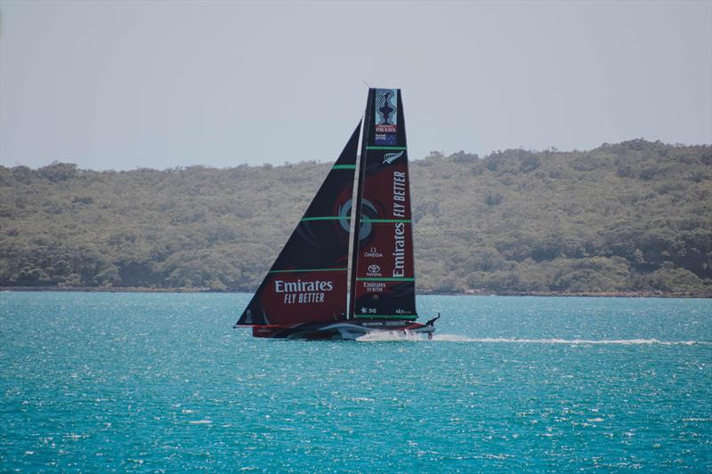 Emirates Team NZ - Waitemata Harbour - December 2, 2020 - 36th America's Cup photo copyright Craig Butland taken at Royal Yacht Squadron and featuring the AC75 class
