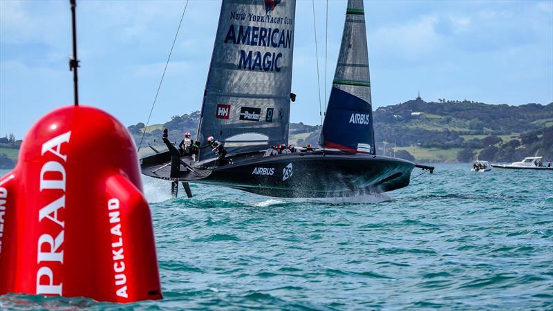 American Magic - Patriot - Waitemata Harbour - December - 36th America's Cup photo copyright Richard Gladwell / Sail-World.com taken at Wakatere Boating Club and featuring the AC75 class