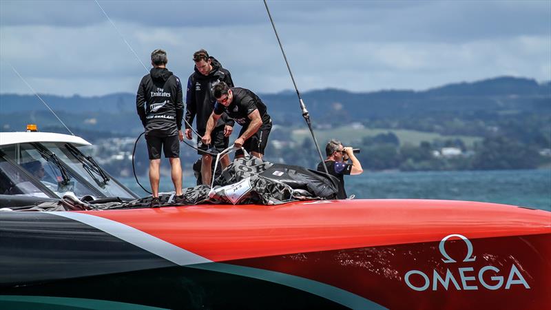 Te Rehutai, Emirates Team New Zealand - December 08,2012  - Waitemata Harbour - America's Cup 36 photo copyright Richard Gladwell / Sail-World.com taken at Wakatere Boating Club and featuring the AC75 class